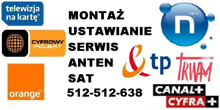 Instalacje, ustawianie anten SAT, DVB-T, sieci wi-fi, dostrajanie dekoderów