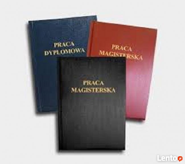 PISANIE PRAC MAGISTERSKICH, LICENCJACKICH, INŻYNIERSKICH