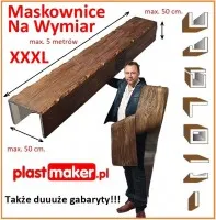 Maskownice na Wymiar belki rustykalne styropianowe i lamele imitacja drewna