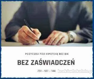 PROSTA I SZYBKA POŻYCZKA HIPOTECZNA BEZ BIK