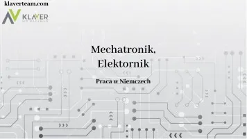 Mechatronik / Elektronik, Niemcy, Wildau