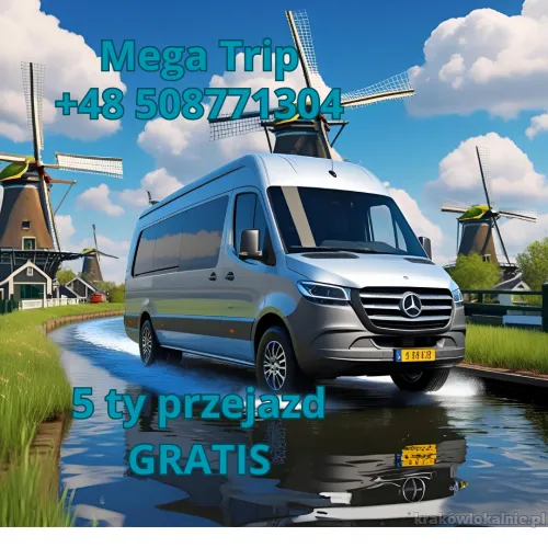 Przewóz osób do Niemiec, Holandii, Belgii, 5 ty przejazd Gratis