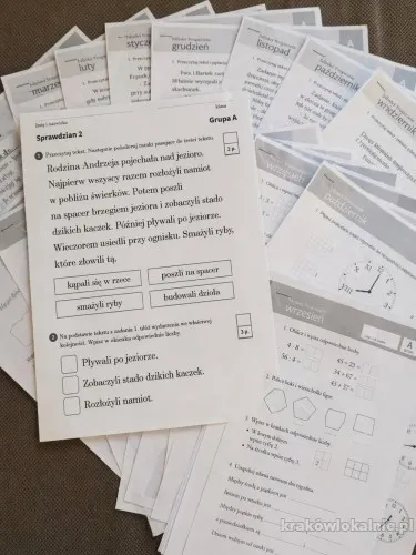 Kartkówki, Sprawdziany