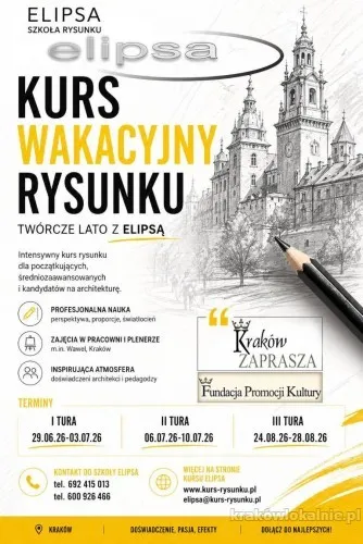 Kurs Wakacyjny Rysunku 2026