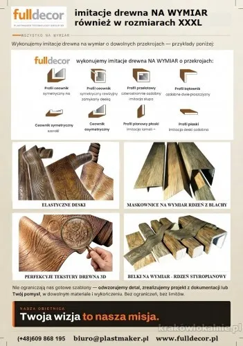 fulldecor_imitacja_drewna_NA_WYMIAR_belki_rustykalne_styropianowe_dekoracyjne_maskownica_drewnopodobna_elastyczna_deska_elewacyjna_full_decor.webp