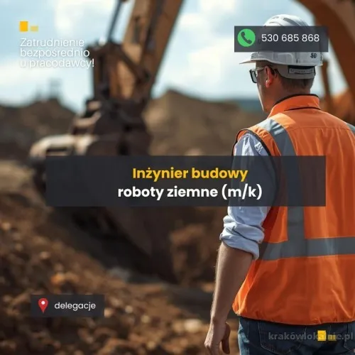 Inżyniera Budowy m/k   roboty ziemne