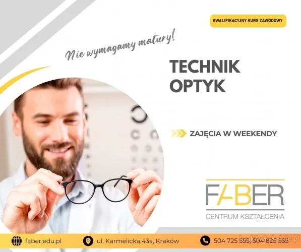 Technik Optyk. Kurs w Krakowie