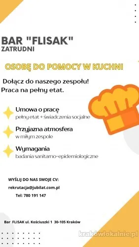 OSOBĘ DO POMOCY W KUCHNI