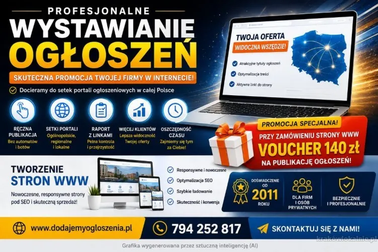 Wystawianie ogłoszeń w internecie - skuteczna reklama Twojej firmy