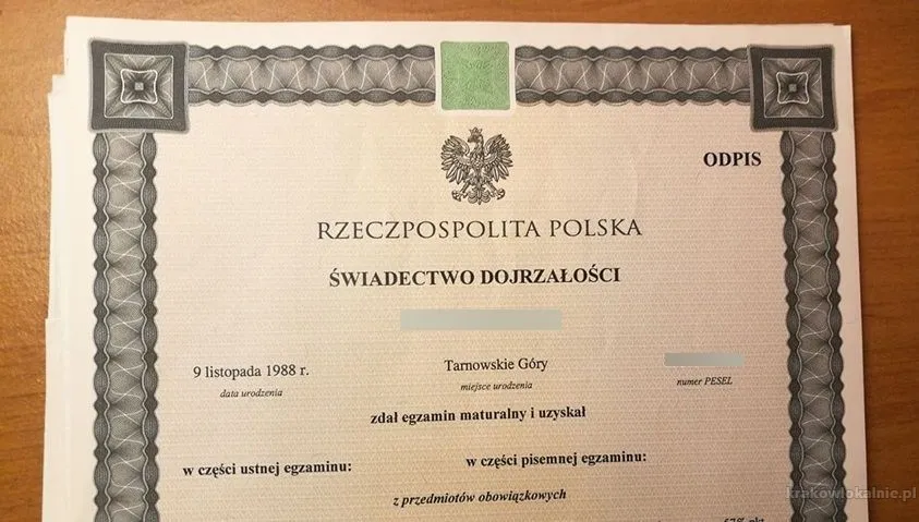 Wystawimy średnie, mature, licencjat, magistra w 7 dni